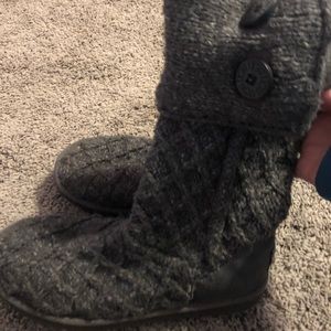 Ugg Cardy Knit Slouch Boot— size 8